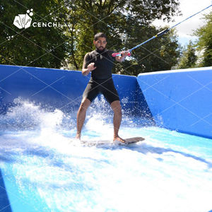 Machine de surf portable Cenchi, simulateur de vagues mobile, parc aquatique <span class=keywords><strong>Flowrider</strong></span> - Product Image 6