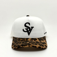 Casquette de baseball à motif léopard multi-imprimés, broderie 3D personnalisée, chapeau western pour femme God's Country