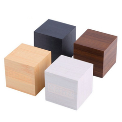 Đồng Hồ Báo Thức Để Bàn Bằng Gỗ Con Lăn Ngày Tháng Nhiệt Độ Bằng Gỗ Kỹ Thuật Số 3D Có Phông Chữ Quà Tặng Khuyến Mãi Logo Tùy Chỉnh - Product Image 6