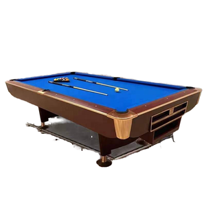 Mesa de Billar BenX S204 de 8 pies/9 pies, 4.ª Generación, con Retorno de Bolas, Patas de Madera Sólida, Diseño para Uso Doméstico, Superficie de Pizarra YT-4 - Product Image 2