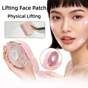 Nuovo Nastro Lifting <span class=keywords><strong>Viso</strong></span> per Rughe e Rassodamento della Pelle, Nastro Lifting per Levigare le Linee, Facile da Usare, 125 Pezzi - Product Image 3