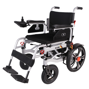 Silla de ruedas eléctrica plegable para discapacitados, silla de ruedas eléctrica reclinable motorizada con certificado CE, precio barato