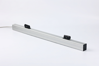 Actuadores eléctricos de doble cadena de aluminio de 24V 600N para ventanas, dispositivos de empuje y tracción con sensor de lluvia para claraboyas, extracción de humo y evacuación en caso de incendio