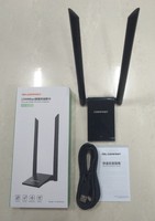 Adaptador Wifi USB de Alta Velocidad con Chipset MT7612U para Portátil, Sin Controladores, Interfaz Inalámbrica, Tarjeta de Red, Receptor Wifi Wlan/lan
