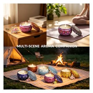 Custom Fragrance <b>Candle</b> Gift Box <b>Set</b> With Logo Premium Jar Aromatherapy Retail Promotion Seasonal Ceremony Launch - Product Image 2