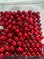 Perles de corail rouge en vrac pour la fabrication de bijoux, 4 mm, 6 mm, 8 mm, 10 mm, vente en gros
