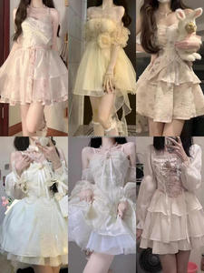 Vestido de gasa informal para mujer, estilo cinturón de verano, venta al por mayor, decoración con cremallera y cuello colgante de flores a bajo <span class=keywords><strong>precio</strong></span> - Product Image 4