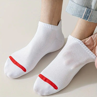 Chaussettes courtes invisibles respirantes et absorbantes pour hommes, en polyester et coton, tissage à aiguille simple, pour le sport, le quotidien et les affaires