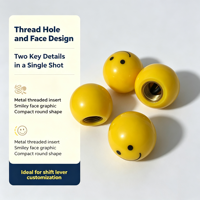 Nouveau Bestseller Accessoires Auto : Capuchon de Valve Personnalisé en Forme de Boule Smiley pour Pneu