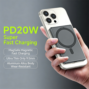 <strong>Mac</strong> Ultra Slim 18W Magnetic <strong>Waterproof</strong> Fast Charging Li-Polymer Battery Power Bank 5000mAh 10000mAh with LED Display - Product Image 3