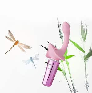 เครื่องสั่นคลิทอริสใหม่รูปตัวซีจีสปอตเครื่องสั่นเพชรรูปหงส์สามารถชาร์จได้10ความถี่ของเล่นทางเพศสำหรับผู้หญิงผู้ใหญ่ - Product Image 2