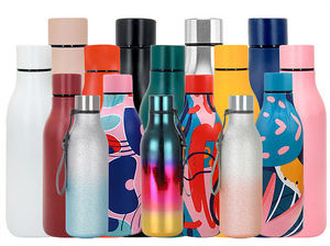 Bouteille d'eau de sports de plein air isolée bouteille de cola de grande capacité 304 thermos en acier inoxydable bouteille sous vide double couche de bowling - Product Image 4