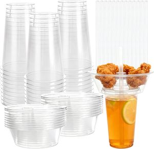 Nouveau design : Bols à poulet frit 700 ml, Tasses à thé au lait 360 ml, Plateaux à salade de fruits, Contenants à pop-corn à emporter - Product Image 1