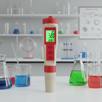 Sonde de pH EZ9908, électrode en verre, testeur de qualité de l'eau, précision de 0,5 pH pour le traitement des eaux usées industrielles et les laboratoires
