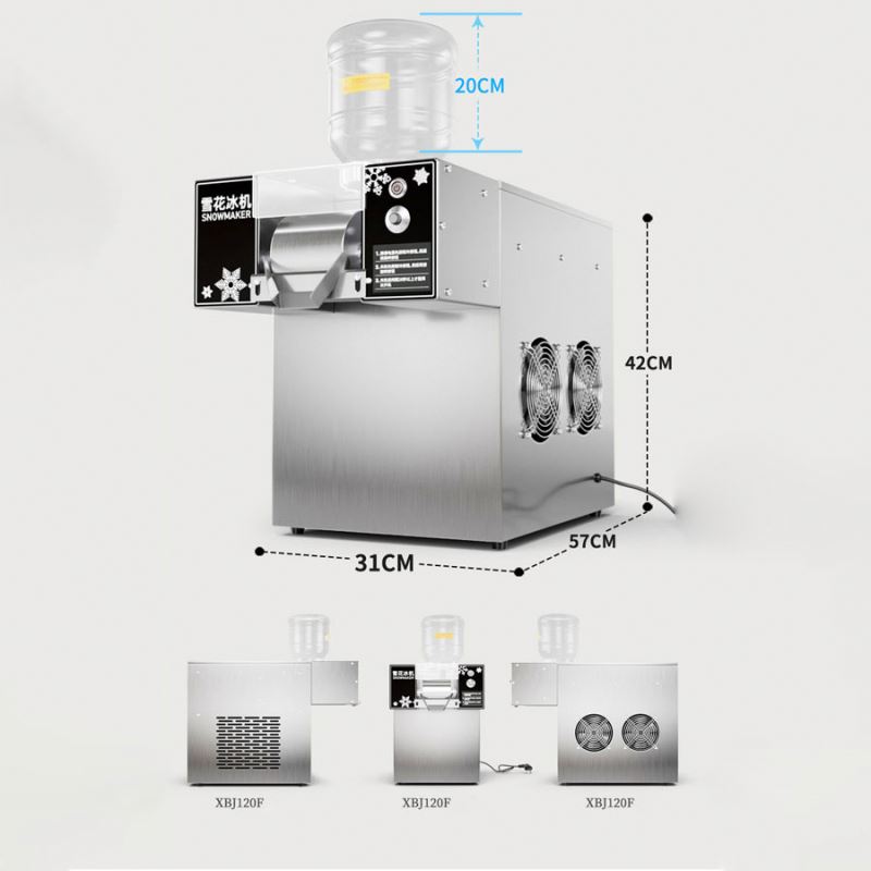 Snowflake Ice Making Machine - Easy To Operate Shaved Ice Maker