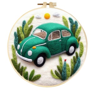 Patrón de Fieltro de Algodón con Diseño de Flores, Animales y Paisajes, Hecho a Mano para Crochet, Bordado y Manualidades, Decoración del Hogar, Marca XIXI - Product Image 3
