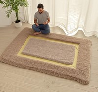 Luxury Rugs Shaggy Carpets Hollow Out Faux Rabbit Fur Carpets for Living Room