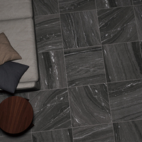 Carreaux de sol antidérapants à surface mate 600x600mm Carrelage de sol en porcelaine Céramique de bonne qualité Design en pierre de sable