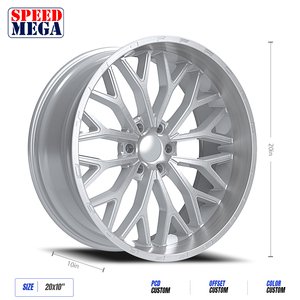 ล้อแม็กซ์อะลูมิเนียม SPEED MEGA สีเงิน ลายหลายก้าน ขนาด 5.5 นิ้ว แบบชิ้นเดียว สำหรับดัดแปลงอัพเกรด PCD 114.3 มม. ET 35 มม. - Product Image 6