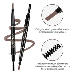 Crayon à sourcils automatique rotatif 5 couleurs, double embout, waterproof, anti-bavures, pointe fine, pour maquillage des yeux - Product Image 4