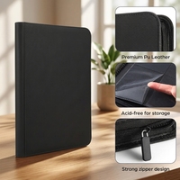 Classeur de cartes à collectionner en TPU à 12 pochettes avec logo personnalisé, album transparent à chargement latéral pour cartes de sport, protection multi-tailles