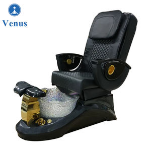 Chaise de manucure moderne en cuir synthétique noir pour le soin des pieds <span class=keywords><strong>Massage</strong></span> électrique de spa Fauteuil de pédicure à <span class=keywords><strong>jet</strong></span> magnétique Lit cosmétique pour le visage - Product Image 5