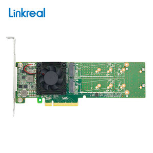 LRNV9547LP-2I (22110) PCIe x 8 zu Dual Ports <span class=keywords><strong>2</strong></span> x <span class=keywords><strong>M</strong></span>.<span class=keywords><strong>2</strong></span> NVMe SSD Switch Adapter Riser-Karte - Product Image 1