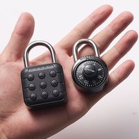 Cadenas électronique intelligent en alliage de zinc, serrure à code, petite taille, pour casiers d'étudiants, conception en U, application pour armoire de compteur d'énergie à distance