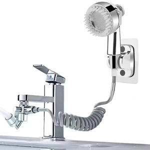 Douche extérieure Dieu Site pratique Dortoir Camping Douche simple Bain mobile sans fil Pompe à eau rechargeable - Product Image 1