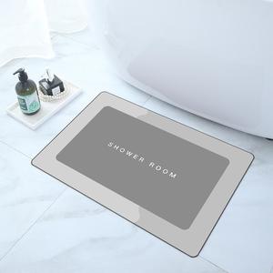 Super Absorbent Bathroom Anti-slip <b>Mat</b> Diatomaceous Earth Bathroom <b>Mat</b> Bathtub Door <b>Mat</b> <b>Shower</b> Easy to Clean Home - Product Image 4
