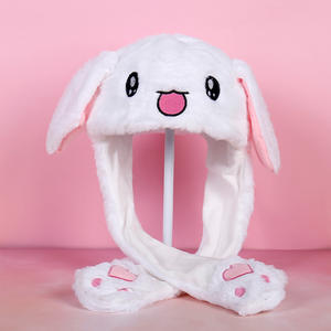 Dessin animé loup femmes chapeau <span class=keywords><strong>bonnet</strong></span> hiver en peluche mobile loup oreilles chapeau drôle oreillettes - Product Image 2