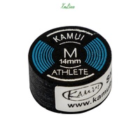 Embout de queue de billard KAMUI ATHLETE Premium Clear 14 mm en cuir laminé, fabriqué en Chine