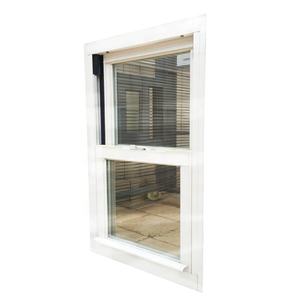 Fenêtre coulissante verticale en aluminium/PVC, châssis coulissant en alliage d'aluminium + verre + accessoires, moustiquaire magnétique, couleurs personnalisées, fibre de verre - Product Image 2