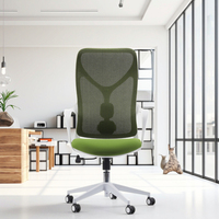 Mobilier de bureau chaise de bureau dossier haut chaise de bureau pivotante moderne gestionnaire maille inclinable chaise d'ordinateur ergonomique réglable