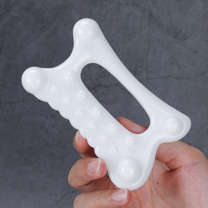 Beauté du visage porcelaine blanche guasha conseil épaule cou lymphatique méridien dragage <span class=keywords><strong>acupuncture</strong></span> tendon massage Gua Sha conseil