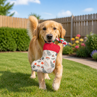 Jouets pour chiens personnalisés en corde à mâcher en gros pour Noël