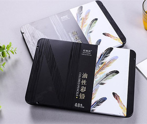 Juego de Lápices de Colores, <span class=keywords><strong>48</strong></span> Colores, Juego de Papelería, Logotipo Personalizado, Material de Plomo, Producto de <span class=keywords><strong>Color</strong></span>, Lápiz de <span class=keywords><strong>Color</strong></span> - Product Image 2