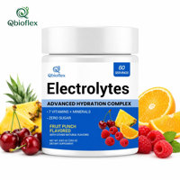 Qbioflex Promotion : Poudre d'électrolytes pour l'hydratation avec vitamines et minéraux – Complément alimentaire