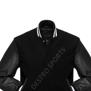 Chaquetas universitarias de invierno para hombre, ropa de cuero y lana, ropa informal y para exteriores, chaqueta de béisbol con collage para hombre - Product Image 6