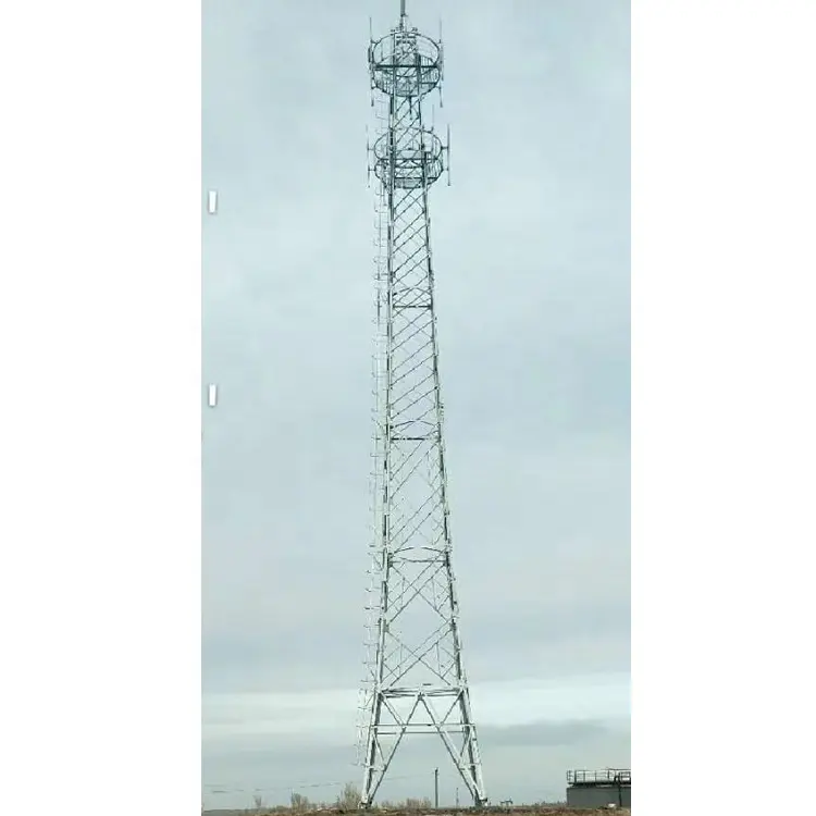 <span class=keywords><strong>برج</strong></span> هوائي ميكروويف للاتصالات من الصلب المجلفن الساخن, مقاس 80-100 متر ، 4 أرجل ، زاوية شعرية ، راديو ، تلفزيون ، اتصال بالميكروويف