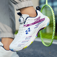 Chaussures de badminton unisexes confortables, légères, respirantes, avec empeigne en mesh, durables, grandes tailles, mode, entraînement en salle, printemps été