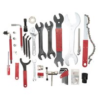 Kit d'outils manuels de réparation d'entretien de vélo, ensemble d'outils d'extraction de clé de vélo avec boîte, accessoires d'extérieur, costume 44 pièces