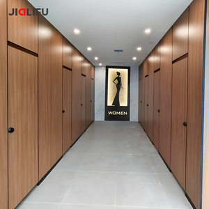 Chất Lượng Cao Kháng Khuẩn Tắm Buồng Hpl Tổ Ong Hội Đồng Quản Trị Gỗ Màu Hạt Nhà Vệ Sinh Phân Vùng Cho Câu Lạc Bộ Thể Thao - Product Image 5