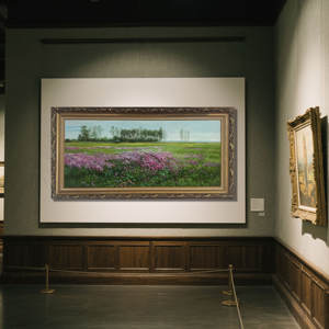 Peinture à l'huile peinte à la main de qualité musée sur toile <span class=keywords><strong>Art</strong></span> original pour salon sur le thème du paysage naturel - Product Image 6