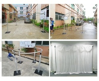 Décorations de mariage élégantes en aluminium, dôme rond, style simple, ESI en gros, gazebo galvanisé, expédition immédiate