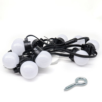 Omni-direccional de 50 mm y 360 grados °   Lámpara de Globo LED Digital Iluminación, Ajustable Individualmente, Resistente a la Intemperie IP67, Luz Exterior Fija RGB