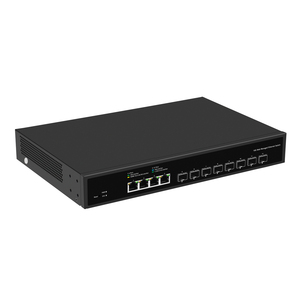 Sfp + Cổng web Quản Lý chuyển đổi mạng 8 cổng Hỗ trợ <span class=keywords><strong>DHCP</strong></span> và định tuyến động hỗ trợ phân chia VLAN và tổng hợp cổng - Product Image 2
