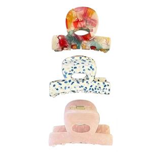 BSCI fabrika en çok satan fransız küçük kavramak saç klipler Vintage asetat küçük pençe klip saç aksesuarları moda kızlar - Product Image 1