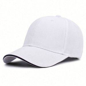 Casquettes de baseball personnalisées en gros avec broderie, couleur unie, visière sandwich, chapeaux sur mesure - Product Image 2