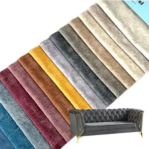 Hometextile 100% polyester shiny embossed sofa gold and silver bronzing velvet upholstery fabric for sofa furniture textile